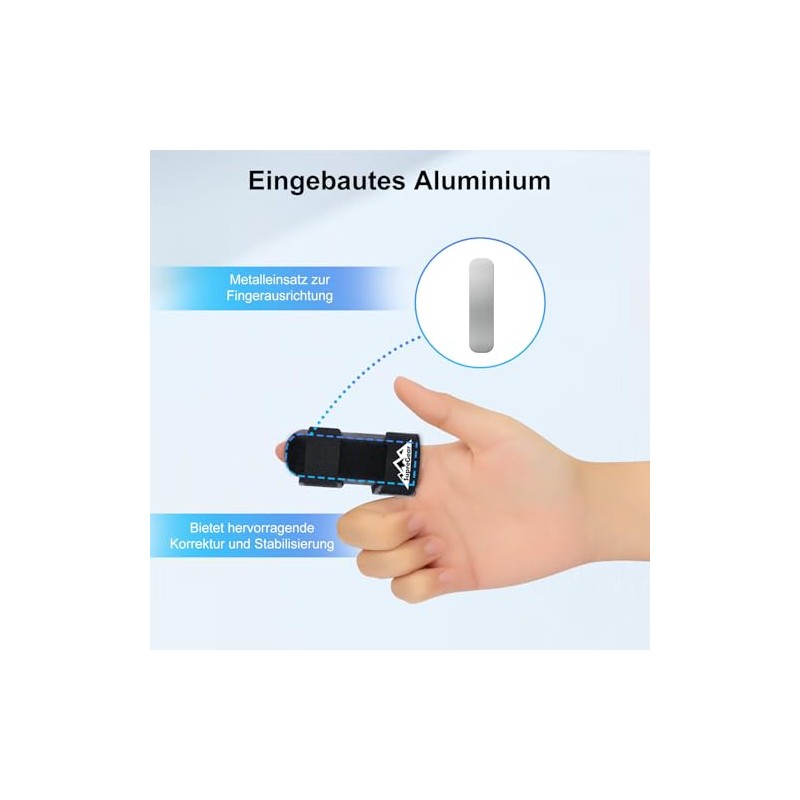 supregear Finger Splints, Pack of 2 Adjustable Finger Support, Comfortable