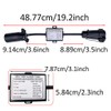 MACHSWON USA to EU Trailer Light Converter, 12V DC Trailer