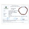 Unpolished Baltic Amber Collar, Suitable for Dogs and Cats, Adjustable