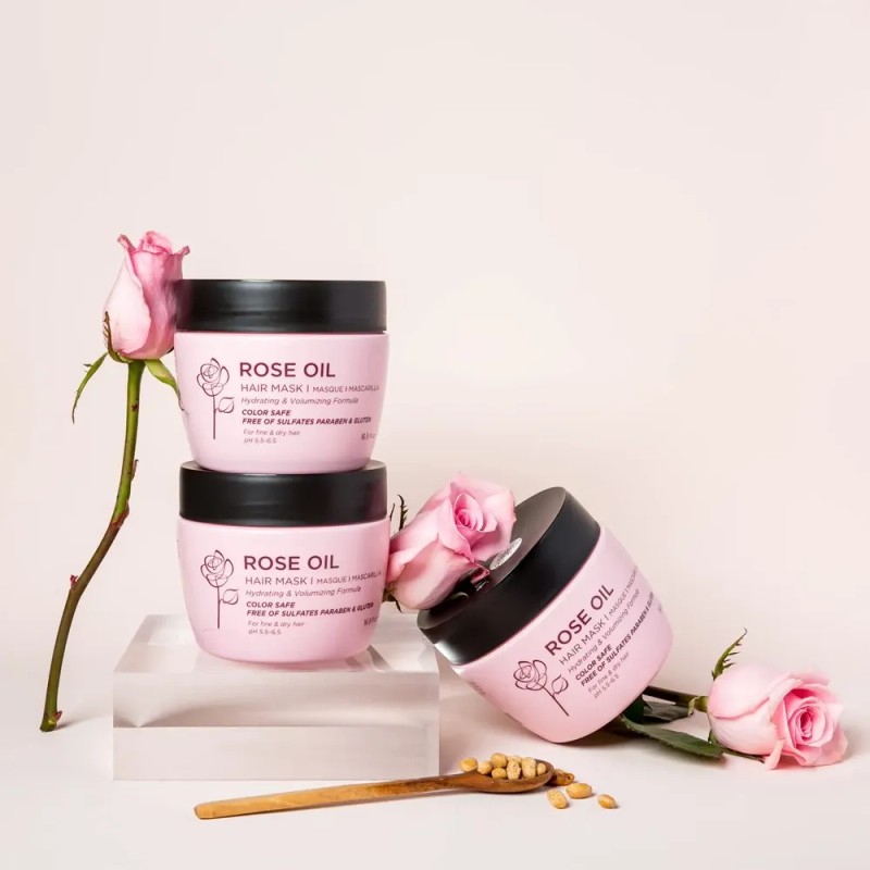 Mascarilla Capilar Luseta Rose Oil Hidratante E Hidratante 5