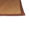 BambooMN Bamboo Slats Placemat with Fabric Border - Solid Colour