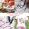 Zenacolor 20 Fabric Pens Permanent for Clothes, Easy to Use,