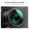 K&F Concept 40.5mm Black Diffusion 1/4 Filter & CPL 2-in-1
