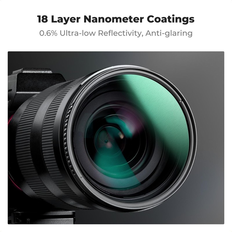 K&F Concept 40.5mm Black Diffusion 1/4 Filter & CPL 2-in-1