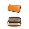 Berkut (Tochigi Leather) Double Zip Long Wallet, Round Zipper, Many