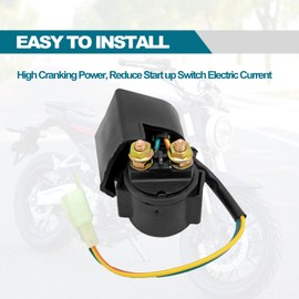 4-Stroke Engine GY6 Solenoid Relay 50cc 110cc 125cc 150cc 200cc 250cc 90cc ATV Dirt Bikes Scooters Go Kart Dne Buggys Quad 4 Wheelers Pit Bike Moped Roketa SSR Taotao Sunl Coolster