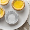 ABOOFAN 200Pcs Foil Egg Tart Molds Baking Supplies for Individual
