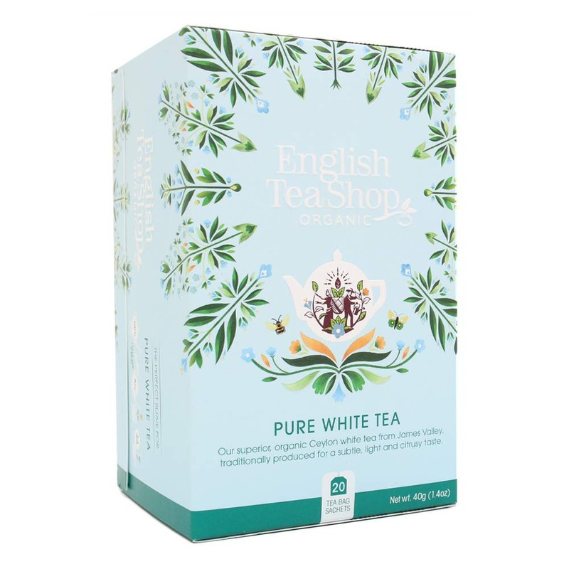 English Tea Shop Organic Pure White Tea - 20 Tea