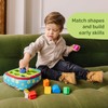 Melissa & Doug K’s Kids Take-Along Shape Sorter, 9 Textured
