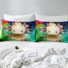 Homewish Cute Axolotl Duvet Cover Single Size For Girls Child