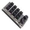 Programmable Macro Keyboard 2 Knobs Blue Switch Black 12 Keys