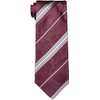 Hiroko Koshino 003254-20000-4905 04 Necktie, Chinta Patterned Stripe, Red Base,