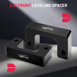 BDFHYK 2.5'' Front Leveling Lift Kit Compatible with 2007-2021 Silverado 1500/Tahoe/Avalanche 1500/Suburban 1500 | Yukon Sierra 1500/Yukon XL 1500 Front Lift Spacers 2 Pack