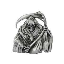 KDG Western cowboy belt buckle for belt accessories Custom buckle (Grim Reaper)