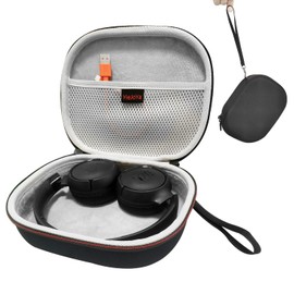 Headphone Case for JBL Tune 510BT /JBL Tune 520BT/500, EVA Hard Case for JBL Tune 760 NC/JBL Tune500BT / JBL Tune500 / JBL Tune600BTNC On-Ear Wireless Foldable Bluetooth Headphones (Black)