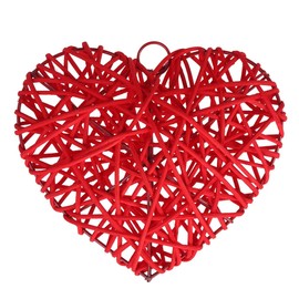 Gadpiparty 15cm Rattan Heart Decor for Rattan Heart Shape Takraw Home Wedding Decorations