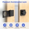 Mechanical Password Rotary Hasp Locks, Cabinet Locks with Combination, Door