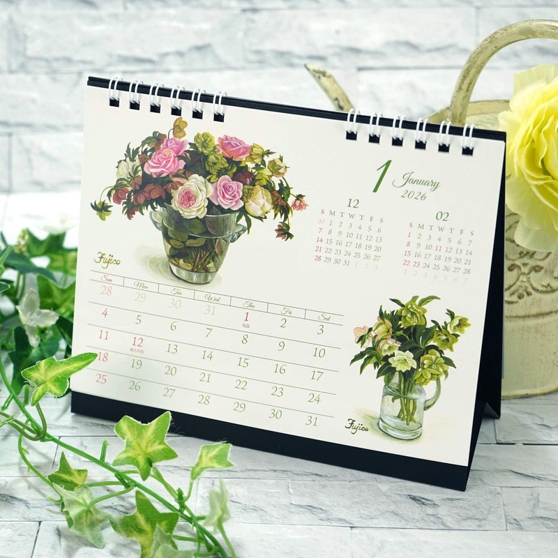 Fujiko Hashimoto Cal-221 2026 Calendar Tabletop S