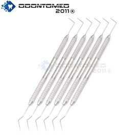 OdontoMed2011 Lot of 6 Pieces Dental Endodontic Explorer Dg16 Double Ended Orthodontic Dental Instruments ODM