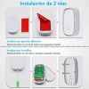 Monbelle Timbre Inalámbrico Impermeable Con Luz Led 1 Transmiso 1