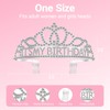 Papoopy Birthday Tiara and Crown with Sash, Birthday Tiara for