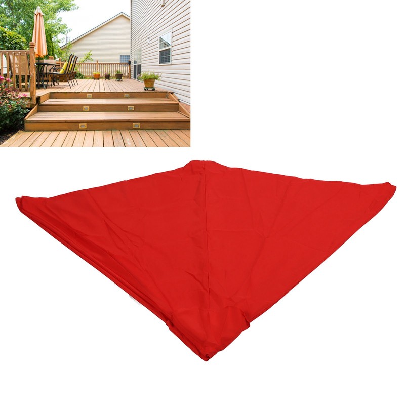 Patio Umbrella Canopy Water Resistant UV Protective Polyester Yard Umbrella