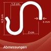 S Hooks Stainless Steel Set of 10 - Metal Hooks