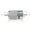 CHANCS Electric Power Tool 775 DC Motor Double Shaft 12V/24V