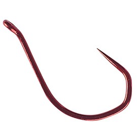 Barbless No Escape Fishing Hooks, Red