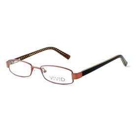 Calabria Viv Kids 117 Rectangular Reading Glasses +1.50 Brown Girls
