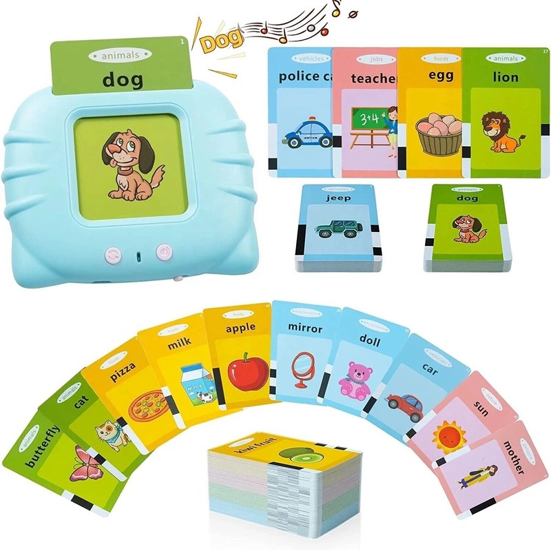 Talking Flash Cards For Toddlers Preschool Words Learning 224Card Toys