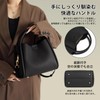 imeetu Women's Shoulder Bag, Premium Genuine Leather, 3-Way Handbag, 3-Compartment