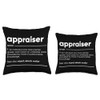 Appraiser Definition Funny Noun Throw Pillow