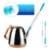 Set De 8 Cepillos De Limpieza Botellas Termos Botes Celeste