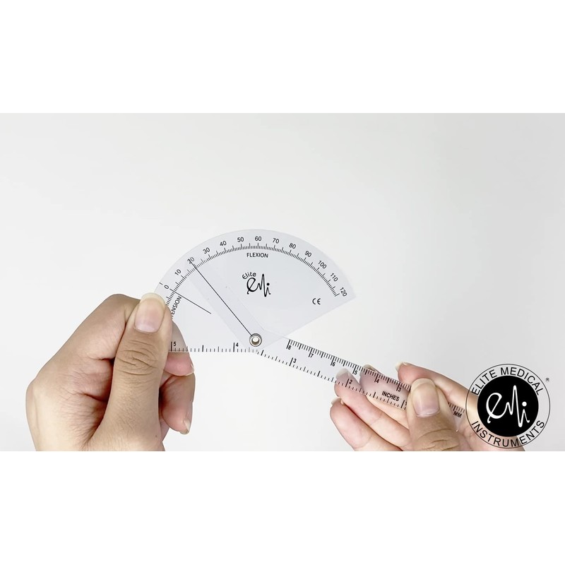 EMI 4 Piece Goniometer Set - 12 inch Goniometer, 6