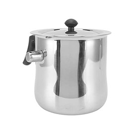Bee Wax Melting Pot, Bee Wax Pouring Pot Heatproof Stainless Steel with Lid for Melting Bee Wax 2.5L