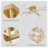 XINGQI Modern Ceiling Light Sputnik 6-Light Semi Flush Mount Ceiling