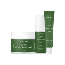 Dewytree Ultra Nourishing Snail Serum 70ml + Moisture Cream 80ml + Eye Cream / 듀이트리 울트라 너리싱 스네일 달팽이 세럼 70ml + 수분 크림 80ml + 아이크림