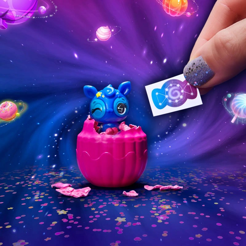 Spin Master COSMIC CANDY Hatchimals CollEGGtibles 4 PACK Hatch The
