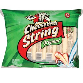 Cheese Heads Frigo String Cheese 1 OZ x 48 Comes with a NESTIVA Sink Strainer.