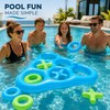 Inflatable Pool Toss Game Set for Family Fun – Floating