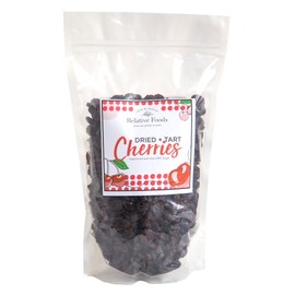 Relative Foods Dried Tart Cherries Sweetened. Dried Montmorency tart cherries packaged in 2 pound resealable bags.