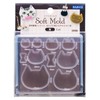Padico 404218 Resin Mold, Soft Mold, Cat