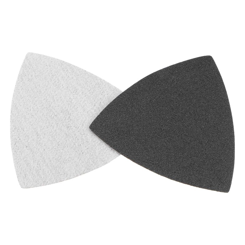 sourcing map Triangular Sandpaper Hook and Loop Triangle Sanding Pad