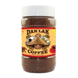 Dak Lak 100% Freeze Dried Vietnamese Instant Coffee, 175 Gram Jar