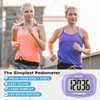 AVTREK 3D Pedometer Clip On-Step Counter for Walking-No App No