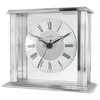 Acctim Acctim Mantel Clock, Metal, Silver, 13.7 x 15.5 x