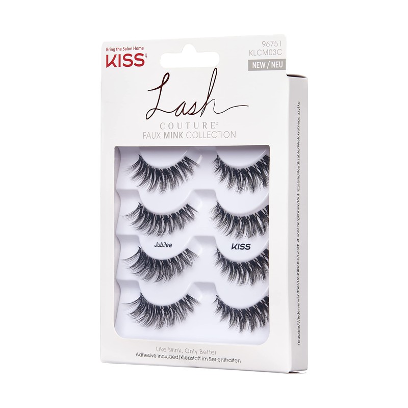 KISS Lash Couture Faux Mink Collection Multipack Lashes - Jubilee