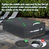 Rectangular Built In Stone Fire Pit Cover For In Ground