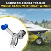 Boat Trailer Winch Post with 1200LB Boat Winch Compatible with